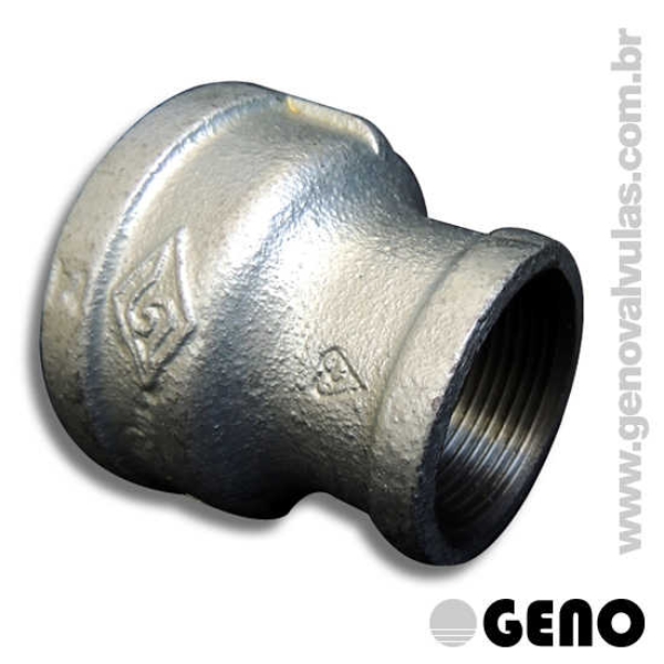 A GENO trabalha com Luvas Redução em Ferro Galvanizado. Ideal para unir tubos de diferentes diâmetros com segurança. Certificadas pela NBR 6943, Produtos com selo INMETRO. Saiba mais! 