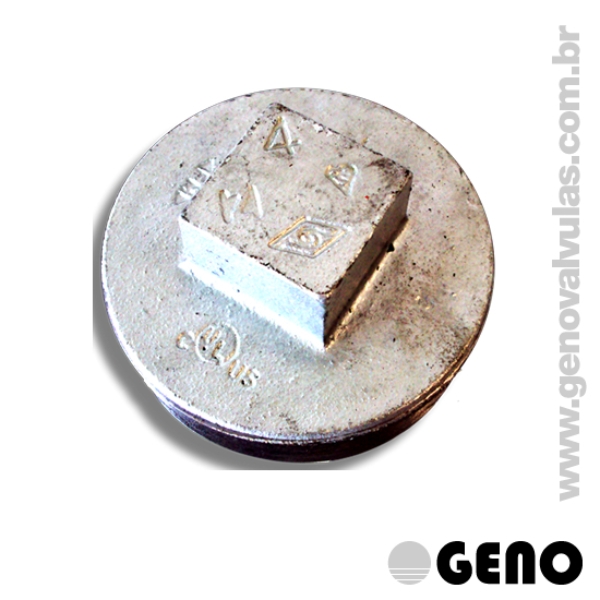 A GENO vende Plug (Bujão) em Ferro Galvanizado com rosca BSP, resistente a 120°C e 10bar, ideal para redes de água, óleo, ar e combate a incêndio. Saiba mais!