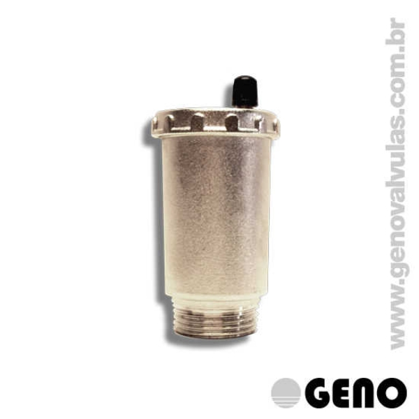 A GENO comercializa Ventosa com saída superior, para admissão e saída de ar em redes de água e aquecimento. Corpo em latão forjado. Rosca BSP. Pressão 10 bar. Saiba mais! 