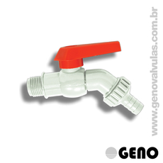Torneira Esfera PVC Leve - Torneira Plástica Leve 1/2