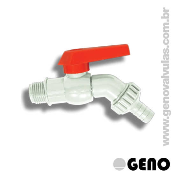 A GENO trabalha com a torneira plástica leve com corpo em PVC e alavanca em ABS. Pressão até 8 bar. Leve, prática e resistente para uso geral. Saiba mais!