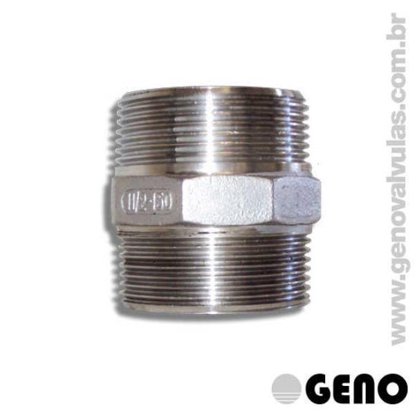 Niple hexagonal inox