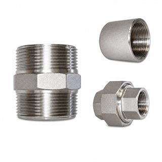 Conexões de aço inox