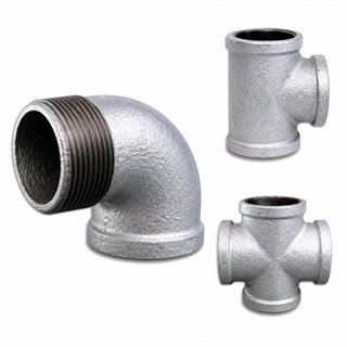 Conexões de ferro maleável galvanizado